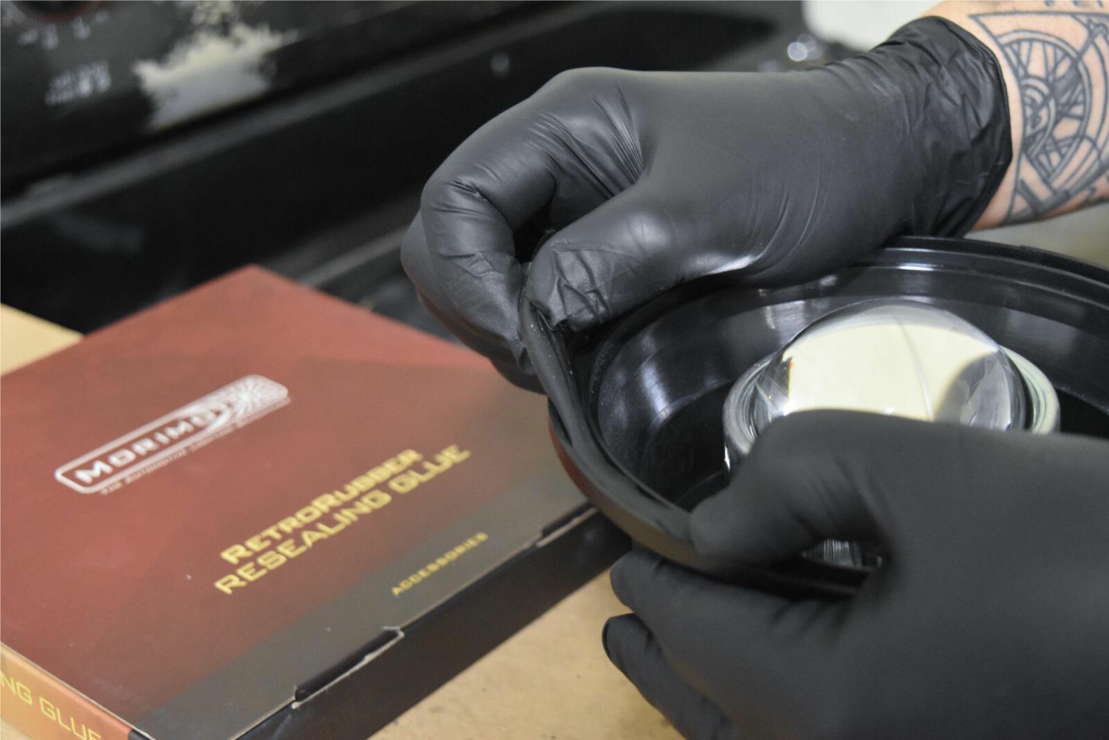 Morimoto GTR Lighting Butyl RetroRubber (Black) -8