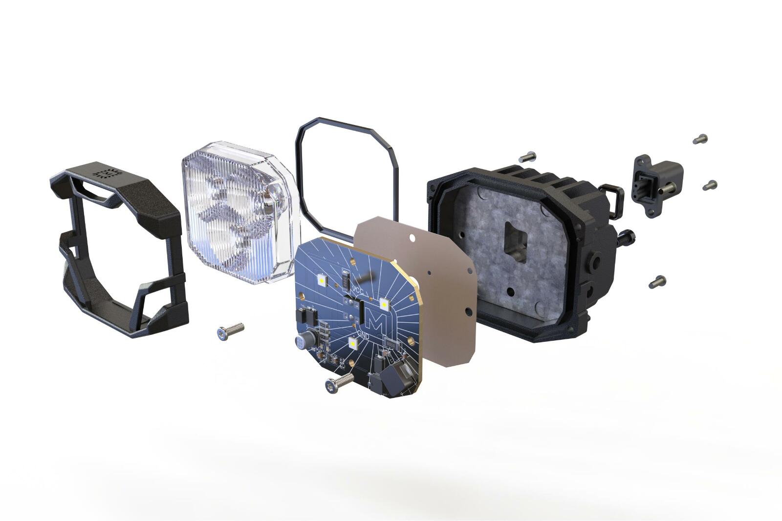 Morimoto 4Banger 2.0 HXB LED Pods (Combo / White / Set) -3