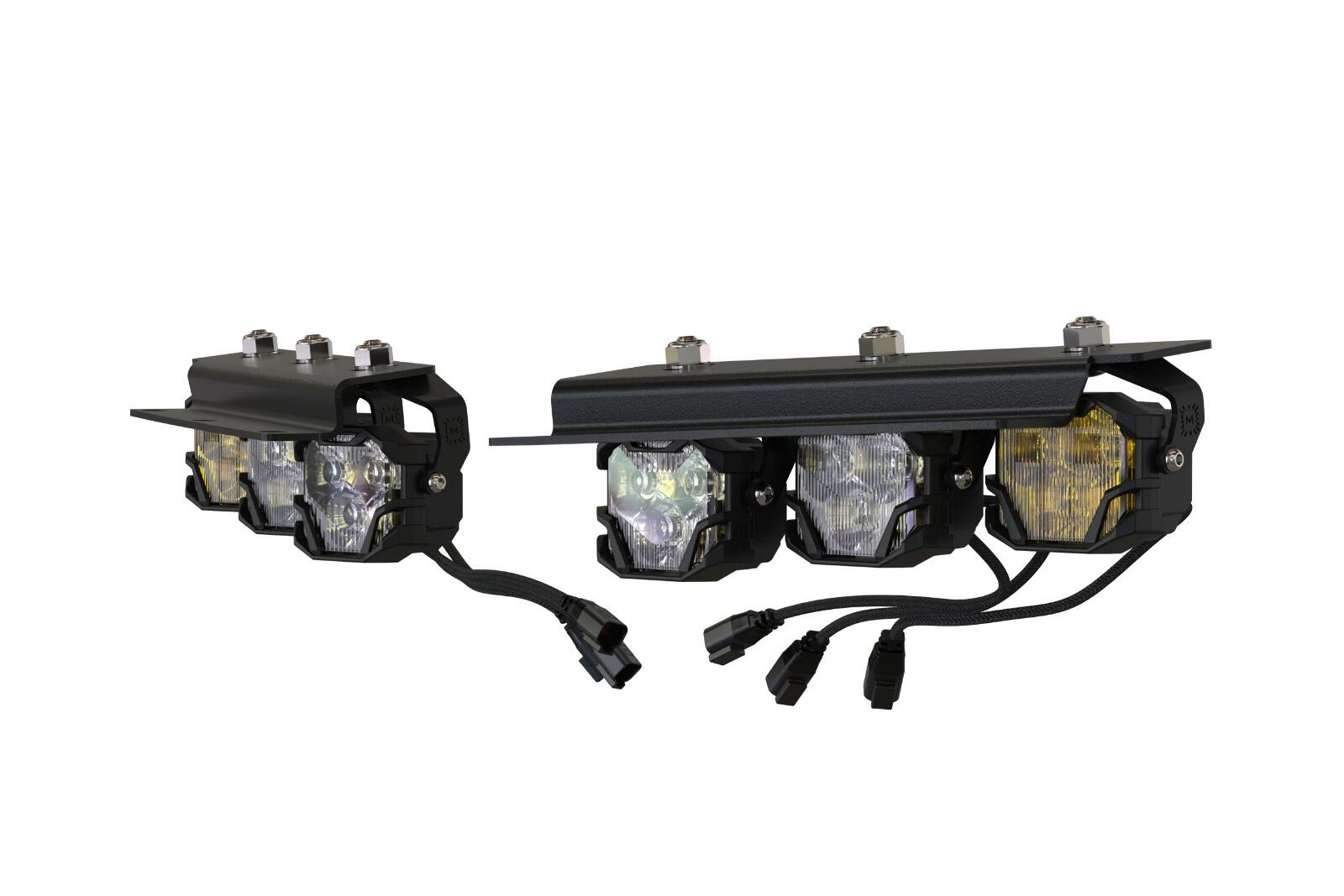 Morimoto Profile Morimoto 4Banger Triple Fog Kit Bronco (21+, Brackets only, Set -3