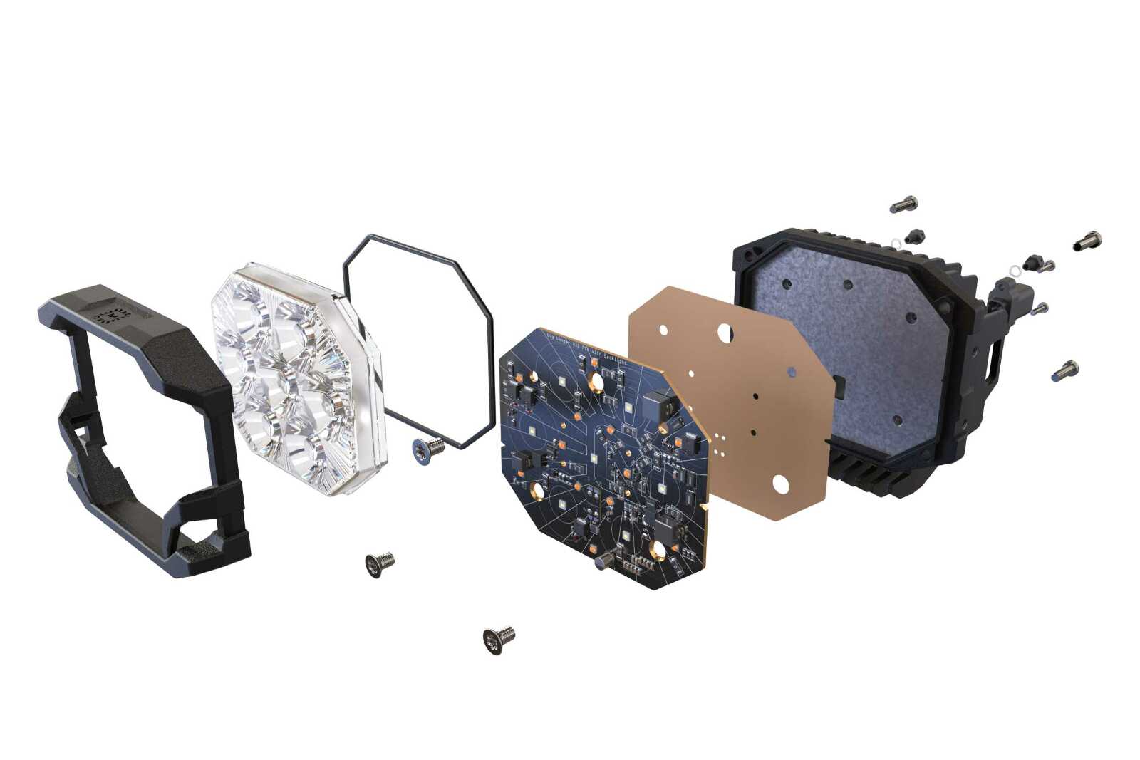 Morimoto BigBanger HXB LED Pod (Combo / White / Each) -4