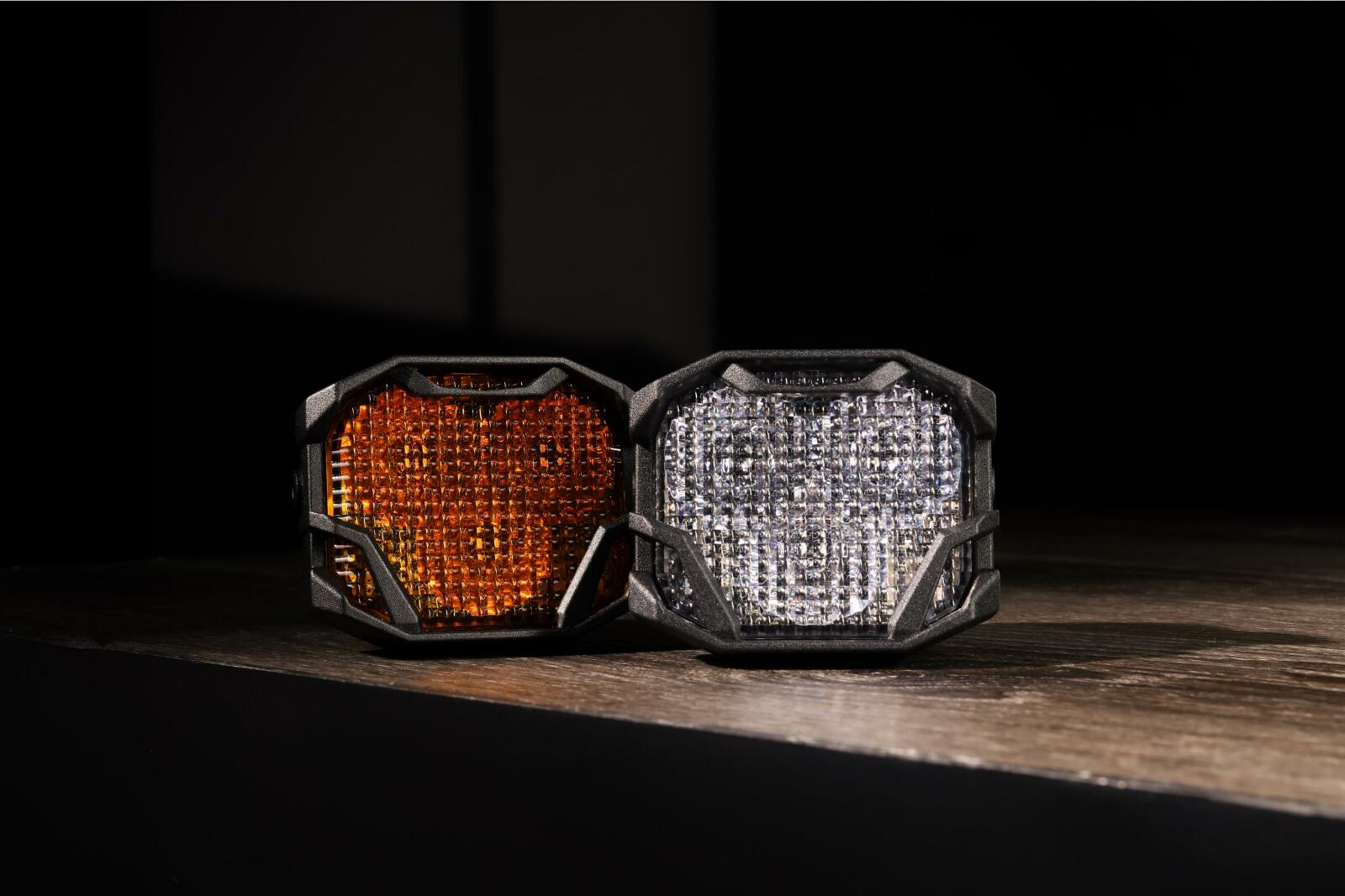 Morimoto 4Banger 2.0 NCS LED Pods (Flood / Yellow / Set) -4