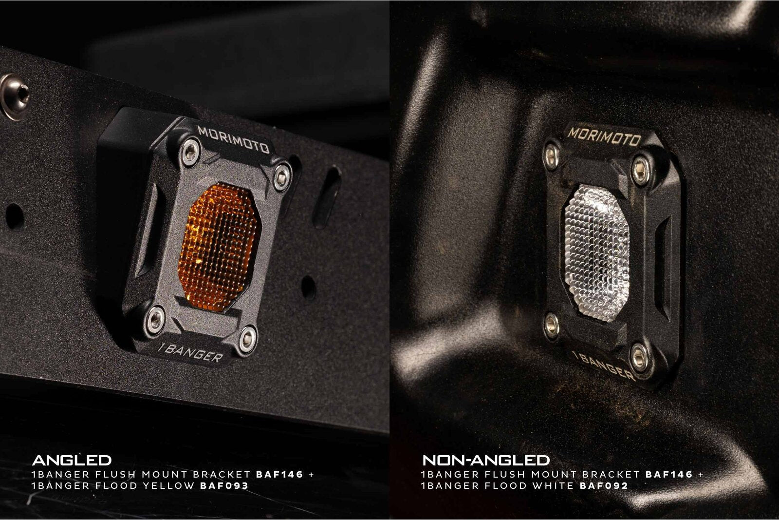 Morimoto Flush or Angled Mounting Kit Morimoto 1Banger -6