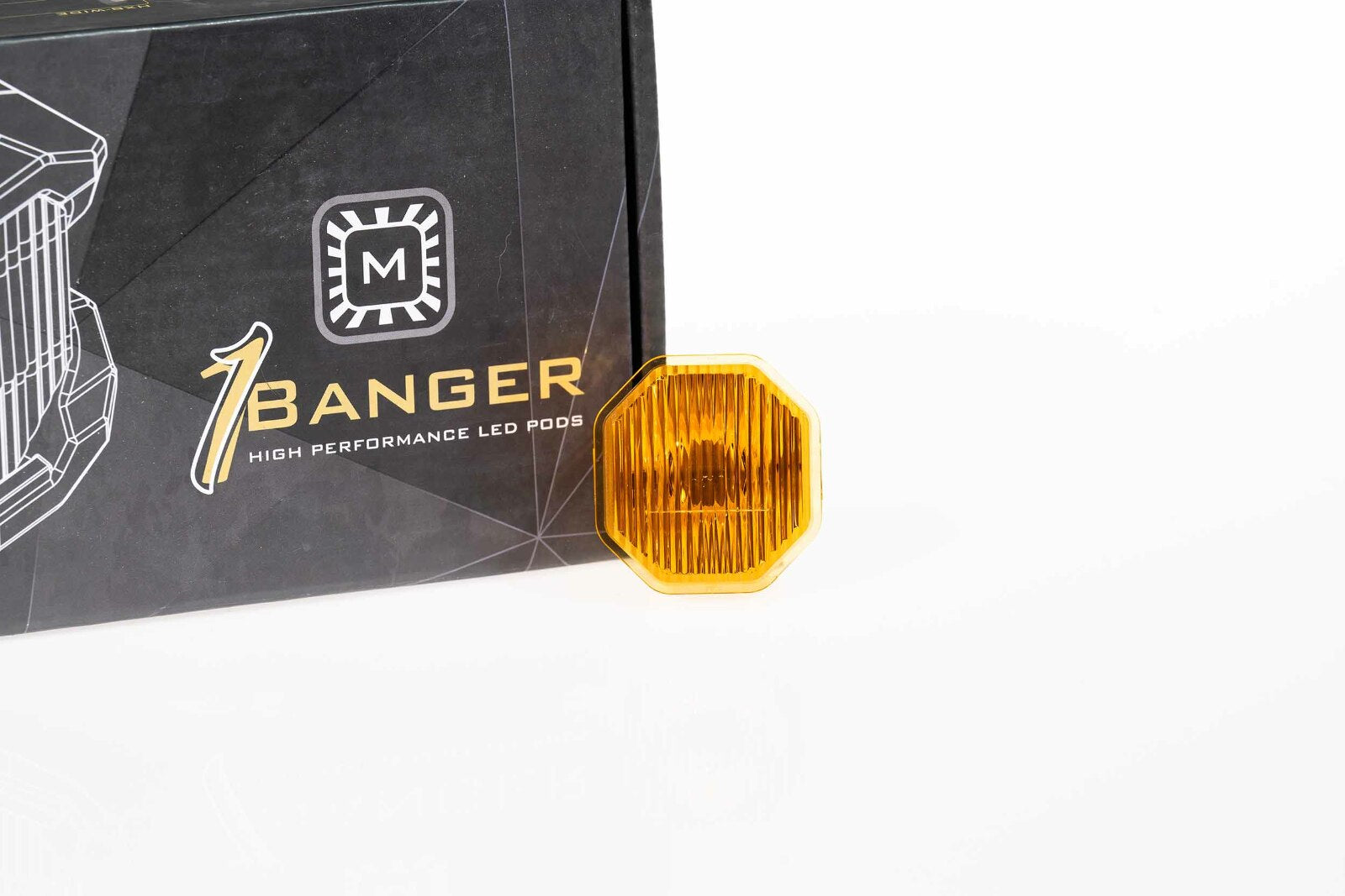Morimoto Lens Only 1Banger (Yellow, Wide, Each) -1