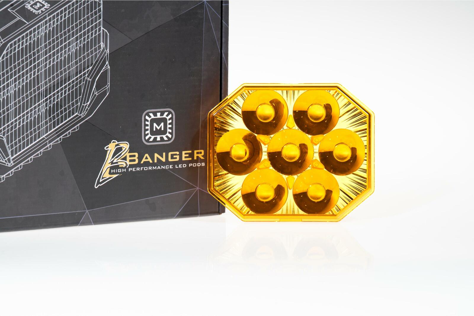 Morimoto Lens Only BigBanger (Yellow, Spot, Each) -1