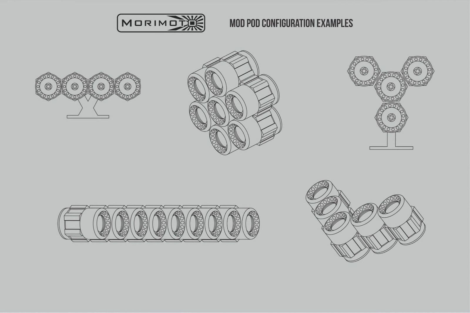 Morimoto ModPod Mini Switchback White/Amber -8