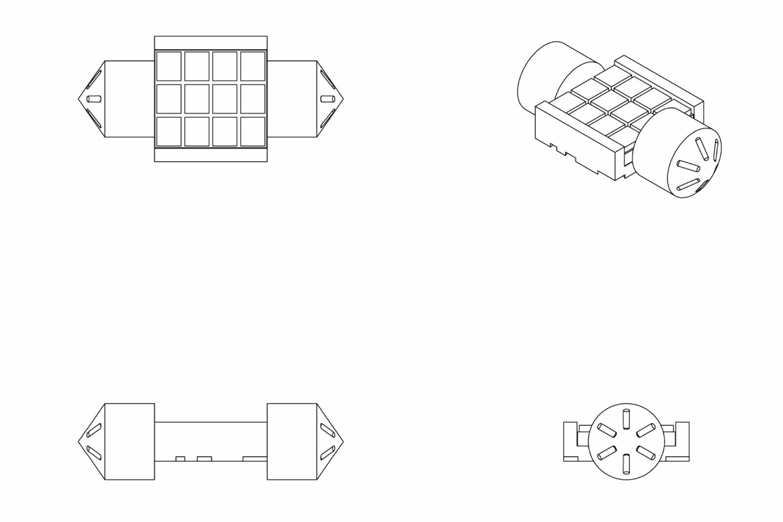 Morimoto Festoon Morimoto XB LED 2.0 (31mm) -6