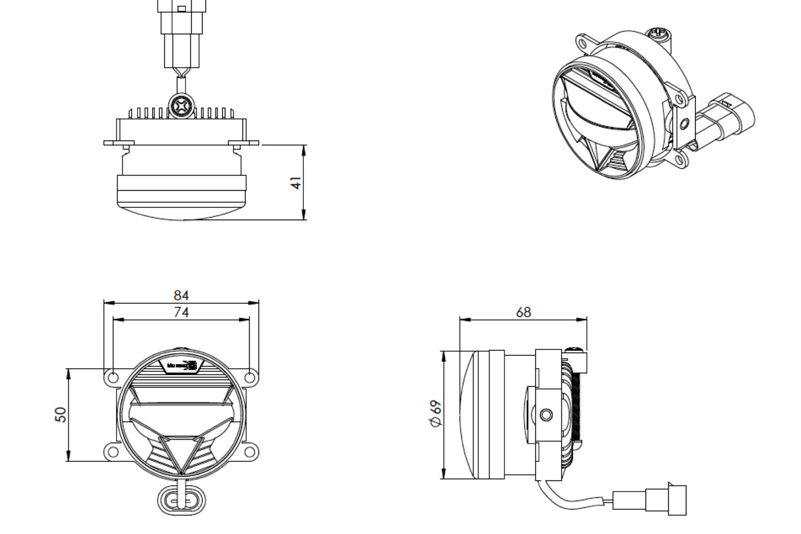 Morimoto XB LED Fogs Type U (Set) -8