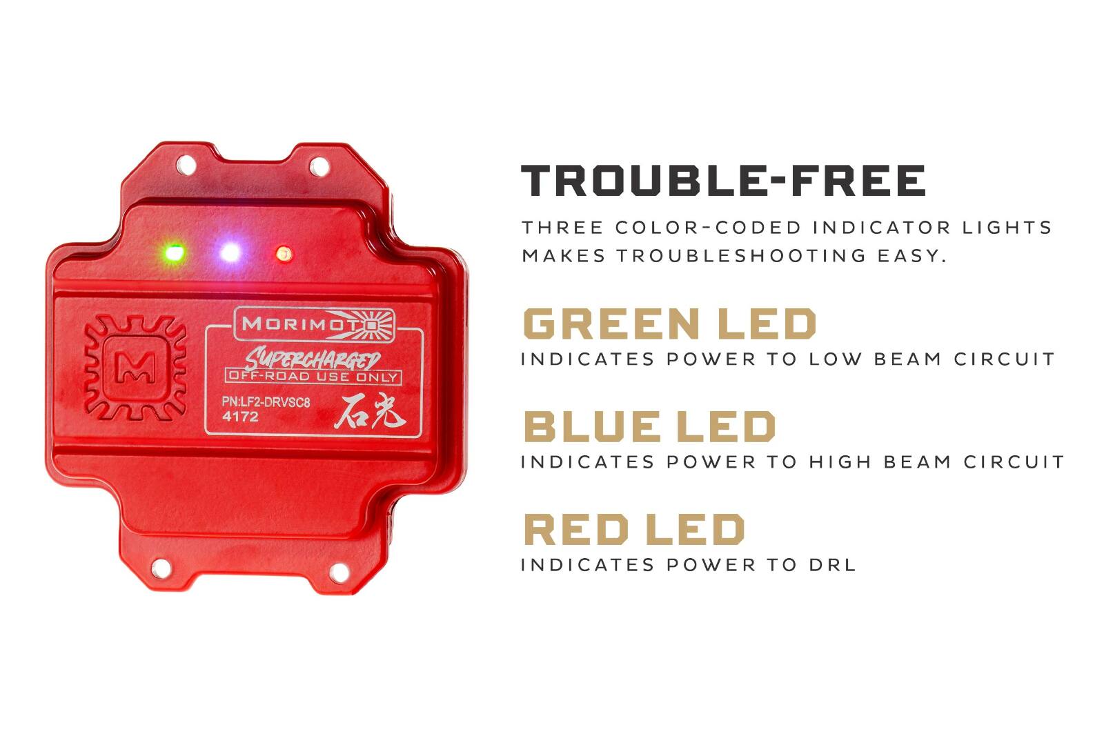 Morimoto Supercharged Drivers LF2-531 or LF2-531Y (Set) -4