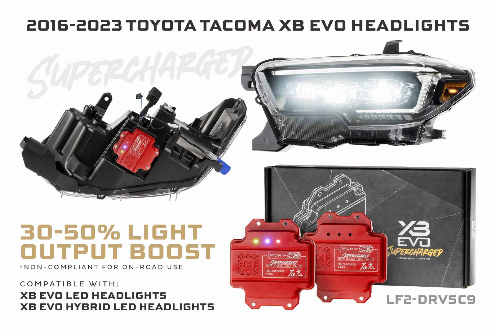 Morimoto Supercharged Drivers LF2-530 or LF2-530Y (Set) -2