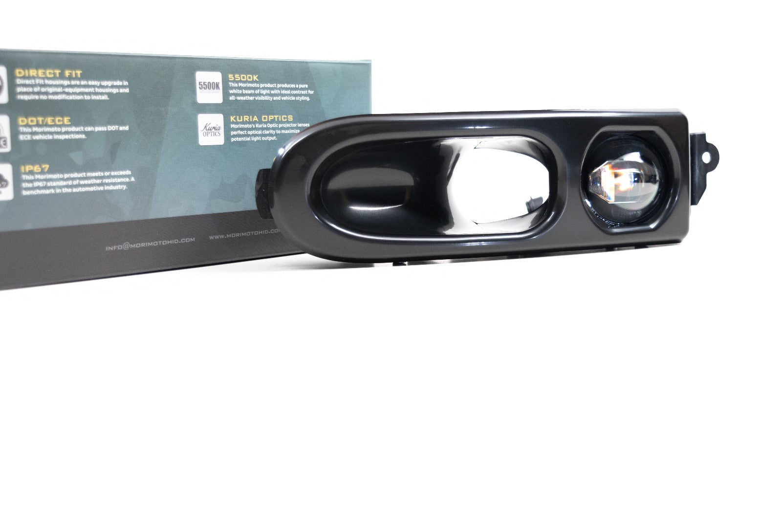 Morimoto XB LED Fogs Porsche 993 (Paintable, Set) -2