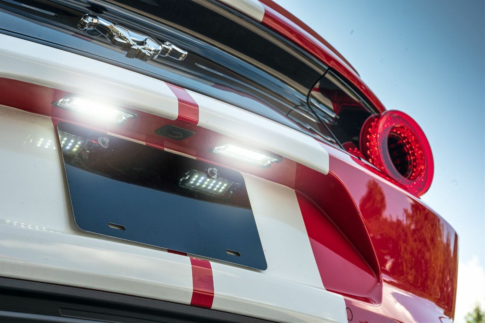 Morimoto XB LED License Plate Lights Ford Mustang (15-20, Set) -6