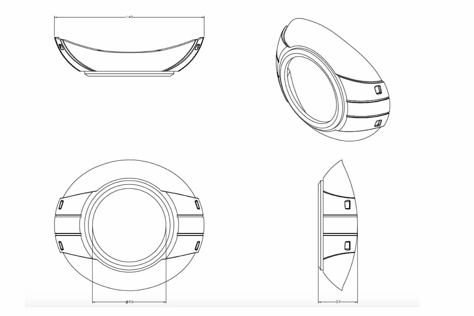 Morimoto XenonDepot Ocular Projector Shroud -5