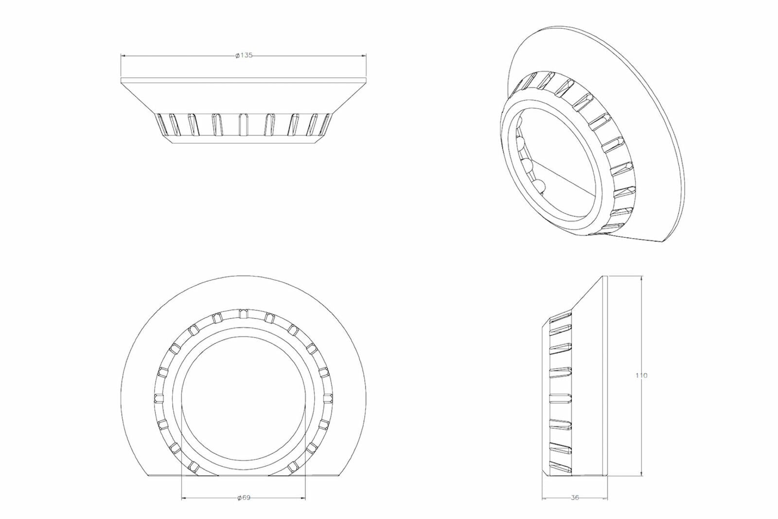 Morimoto E46-R Projector Shroud -5