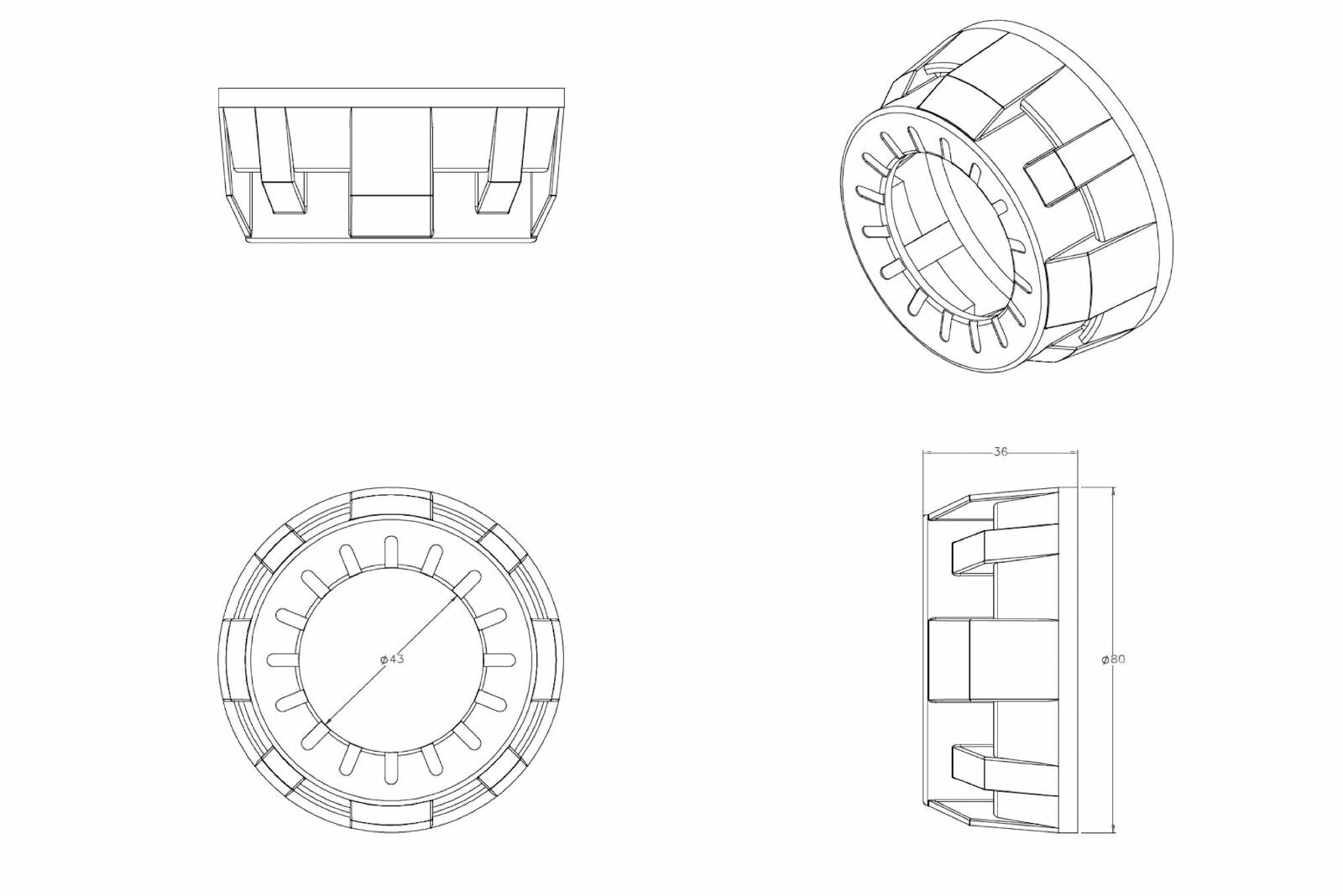 Morimoto Micro Gatling Projector Shroud -6