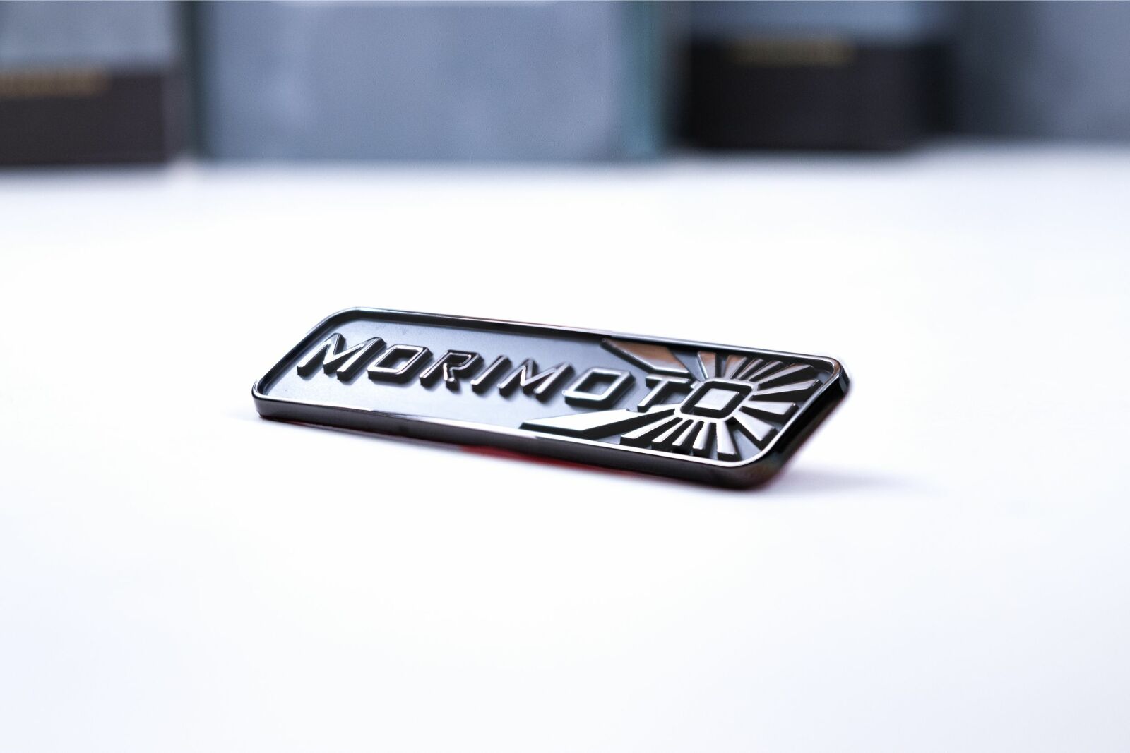 Morimoto GTR Lighting Badge Morimoto (Black Chrome) -2