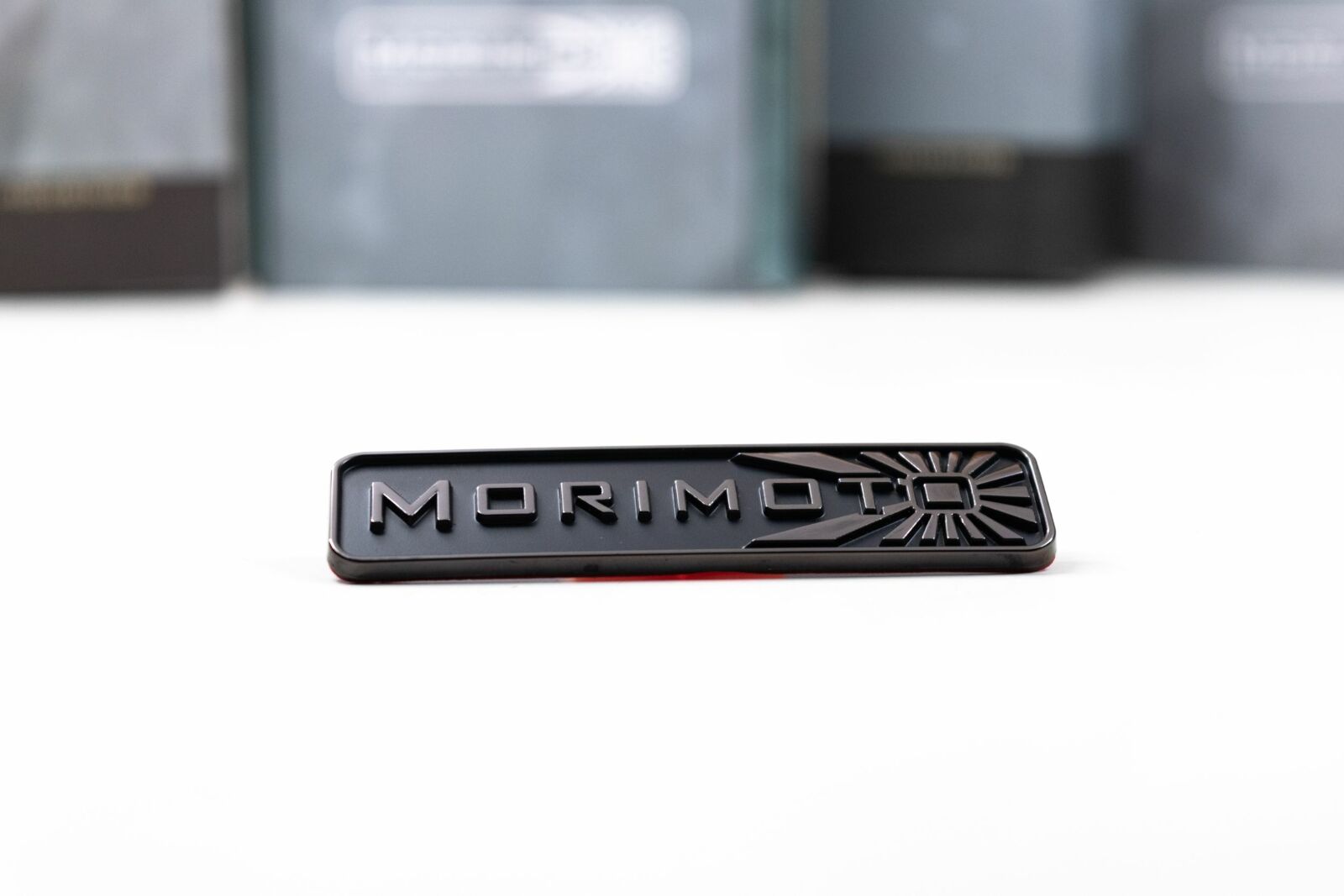 Morimoto GTR Lighting Badge Morimoto (Black Chrome) -3