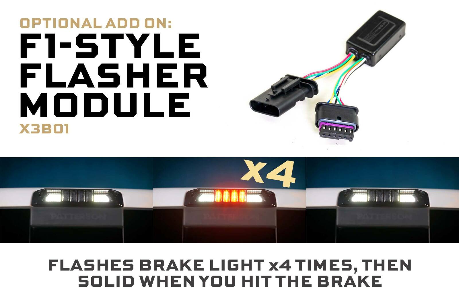 Morimoto ProComp X3B LED Third Brake Light for Ford F-150 (10-14, Clear Lens) -5
