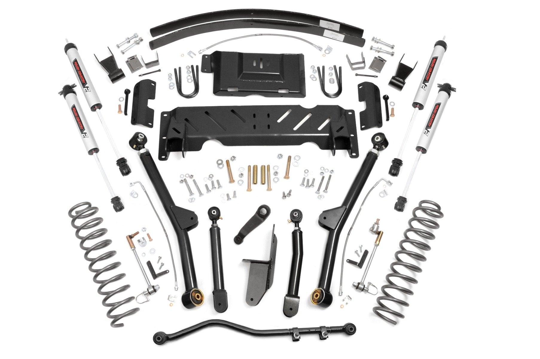 Rough Country 4.5" Long Arm Kit for Jeep Cherokee XJ 84-01 RR AAL NP231 V2 Shock 68970