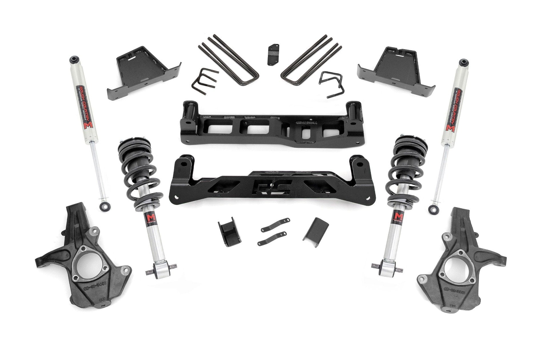 Rough Country Lift Kit 7.5 Inch M1 Struts/M1 Chevy/GMC Silverado 1500 07-13 2WD 26340