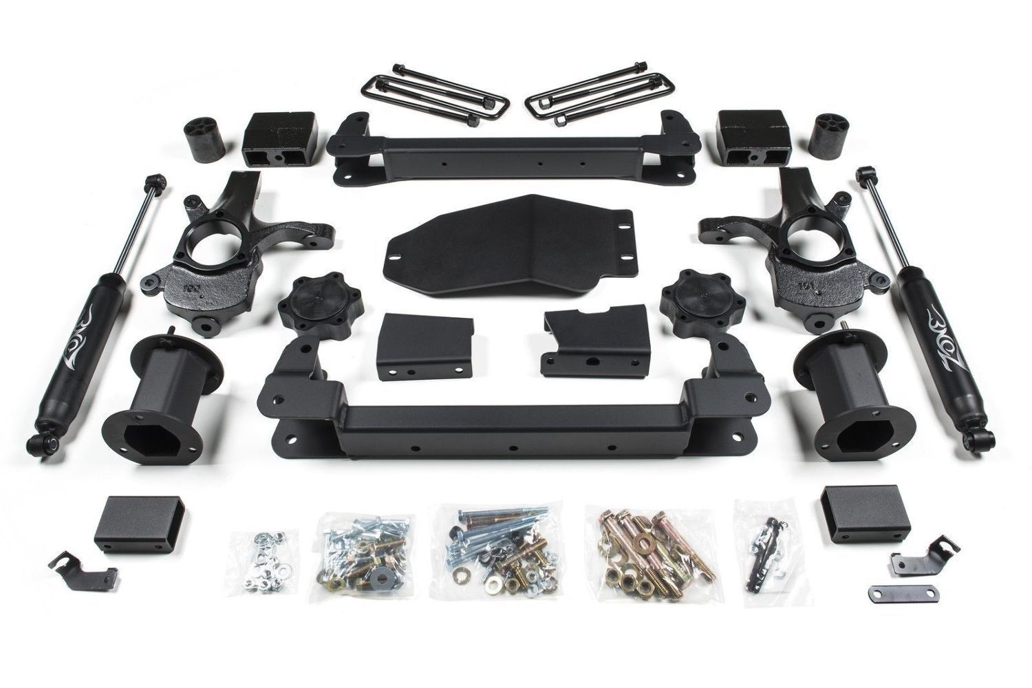 Zone Offroad Chevy GMC 1500 6.5" Suspension Lift Kit 07-13 4WD img2