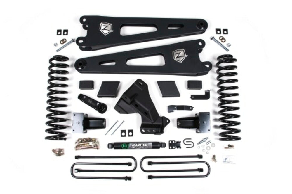 2020 F350 Dually 4" Radius Arm Suspension Lift System - Fox Adv Shocks - GAS
