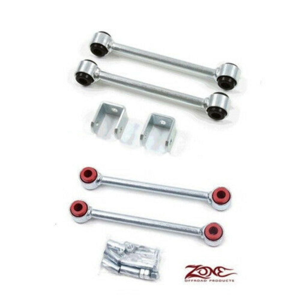 fits 3" Front & Rear Sway Bar Link Combo for Jeep Wrangler TJ 1997-2006