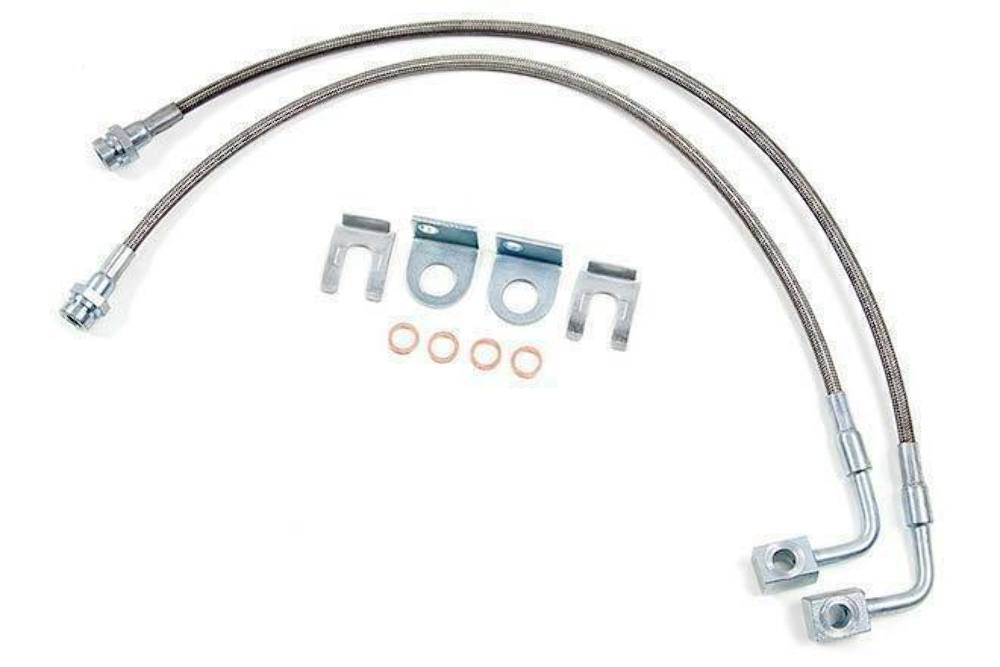 Zone Offroad Rear Brake Lines fits Jeep Wrangler JK 2007-2016