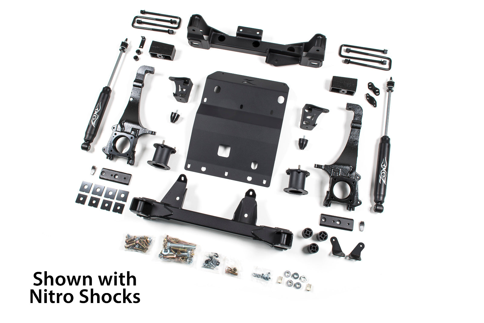 Zone Offroad 4" Suspension System for 2016 Toyota Tacoma 4WD