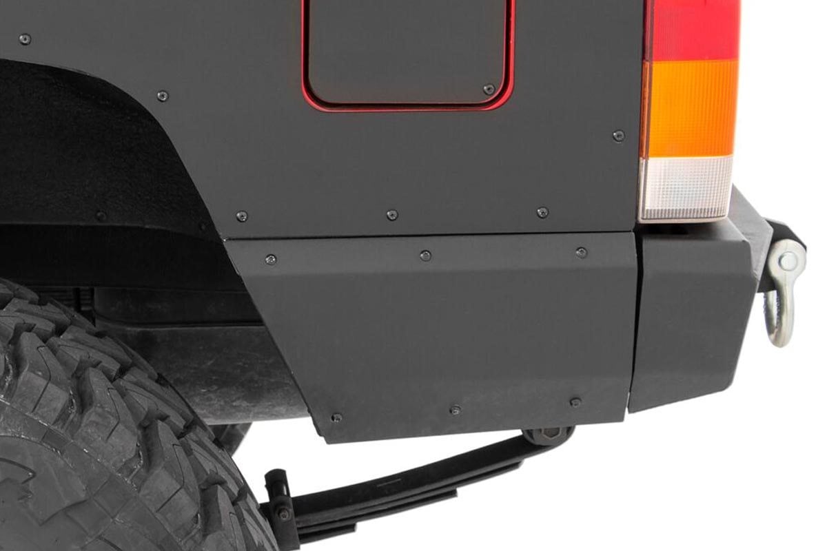 Rough Country Jeep R Lower Panel Armor Trimmed Flares 84-96 Cherokee XJ 10573