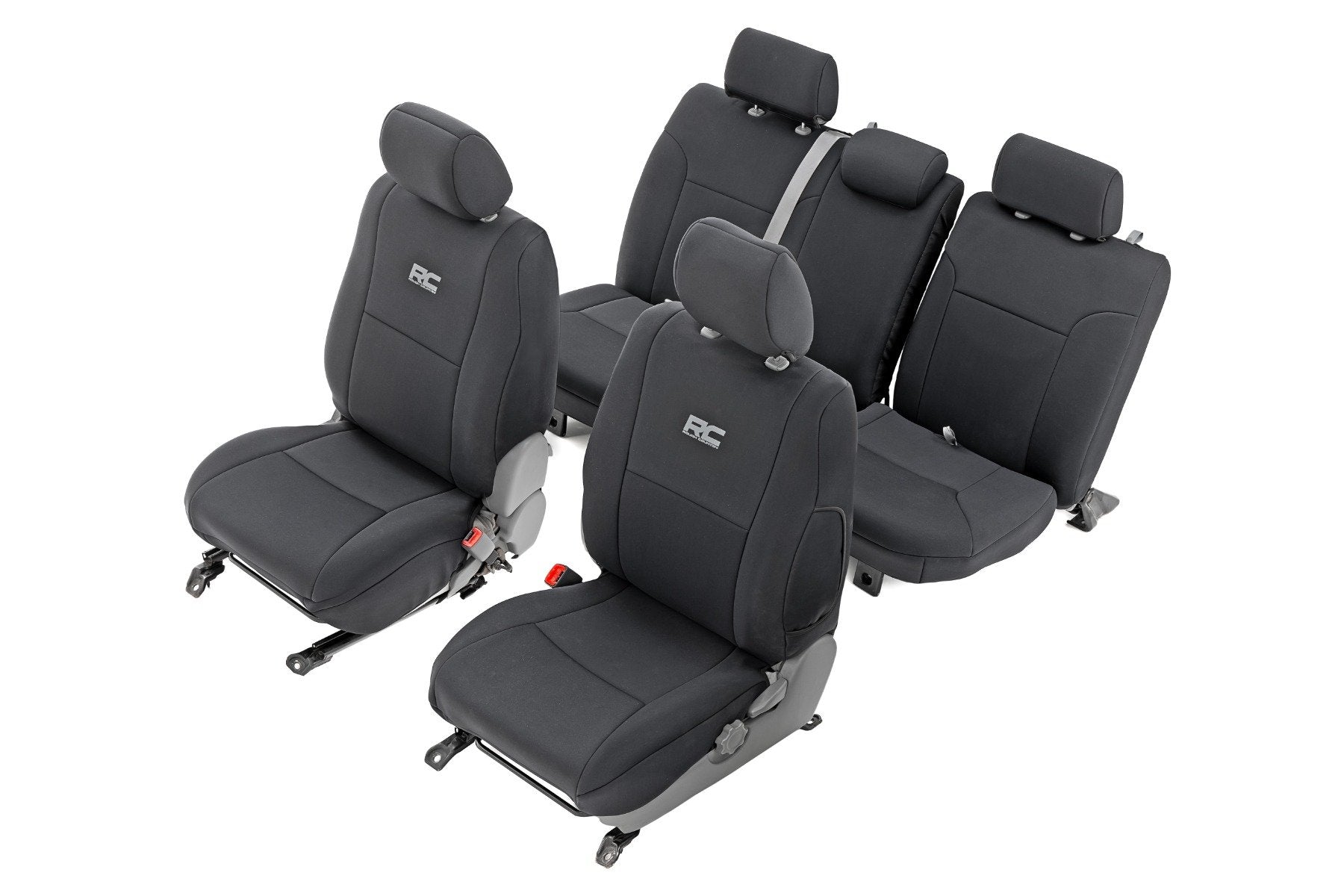 Seat Covers FR & RR Crew Cab W/O Folding Front PS Tacoma 05-15 91057