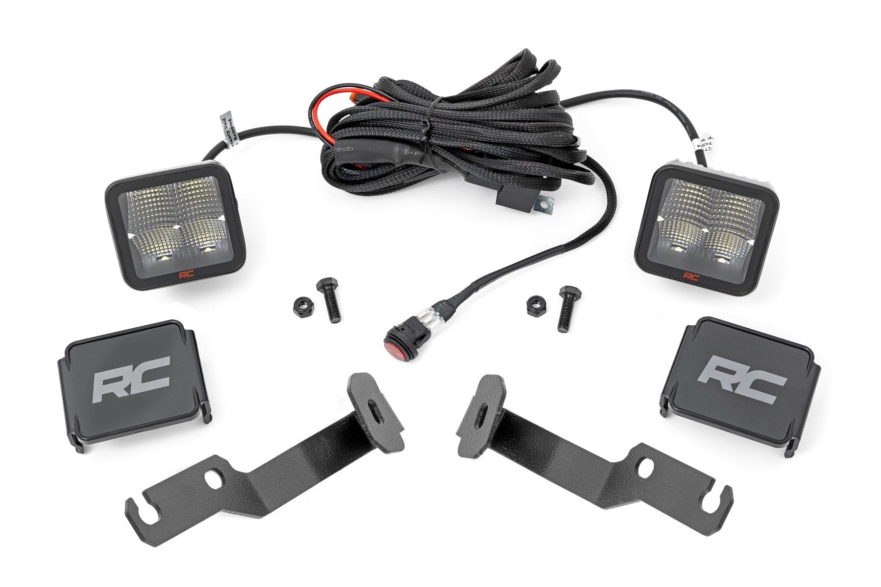 Rough Country LED Ditch Lights 2" Spectrum Pair Spot Tacoma 05-15 71093