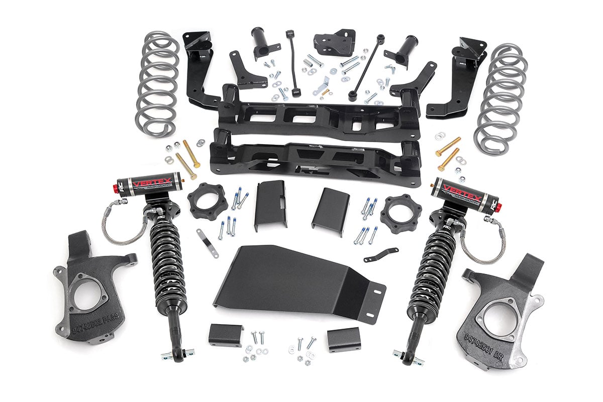 Rough Country 7.5in GM Suspension Lift Kit w/Vertex Coilovers 07-13 Tahoe/Yukon 28650