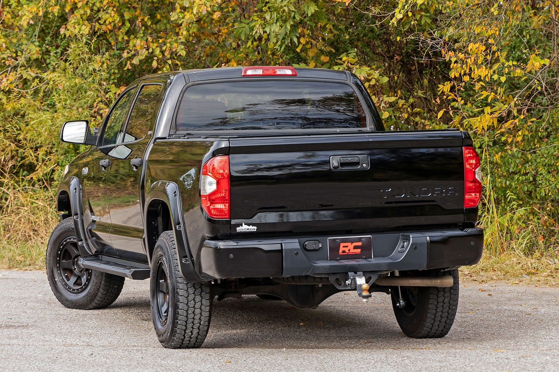 Rough Country HD2 Running Boards Crewmax Cab Toyota Tundra 2007-2021 SRB071791A