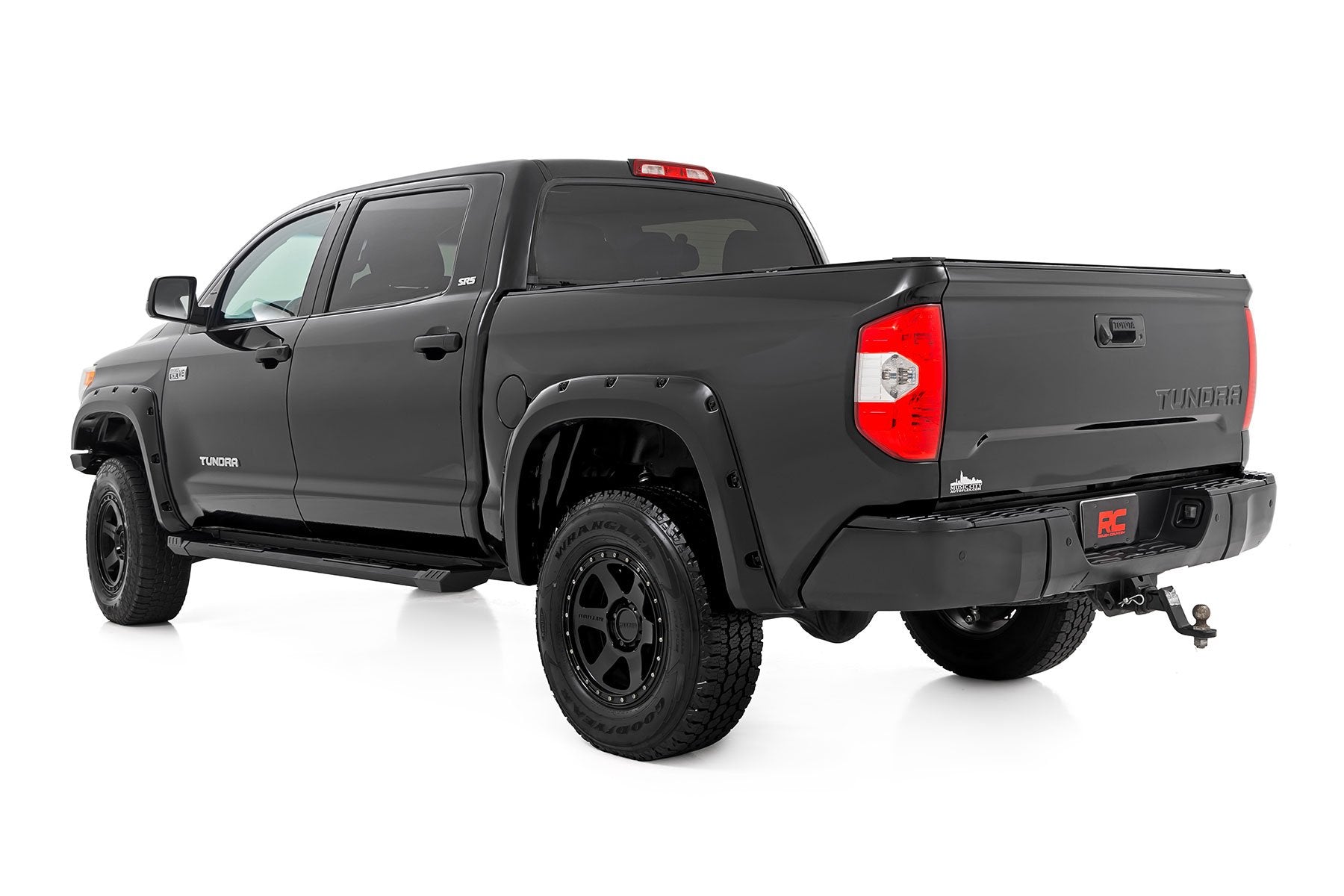 Rough Country HD2 Running Boards Crewmax Cab Toyota Tundra 2007-2021 SRB071791A