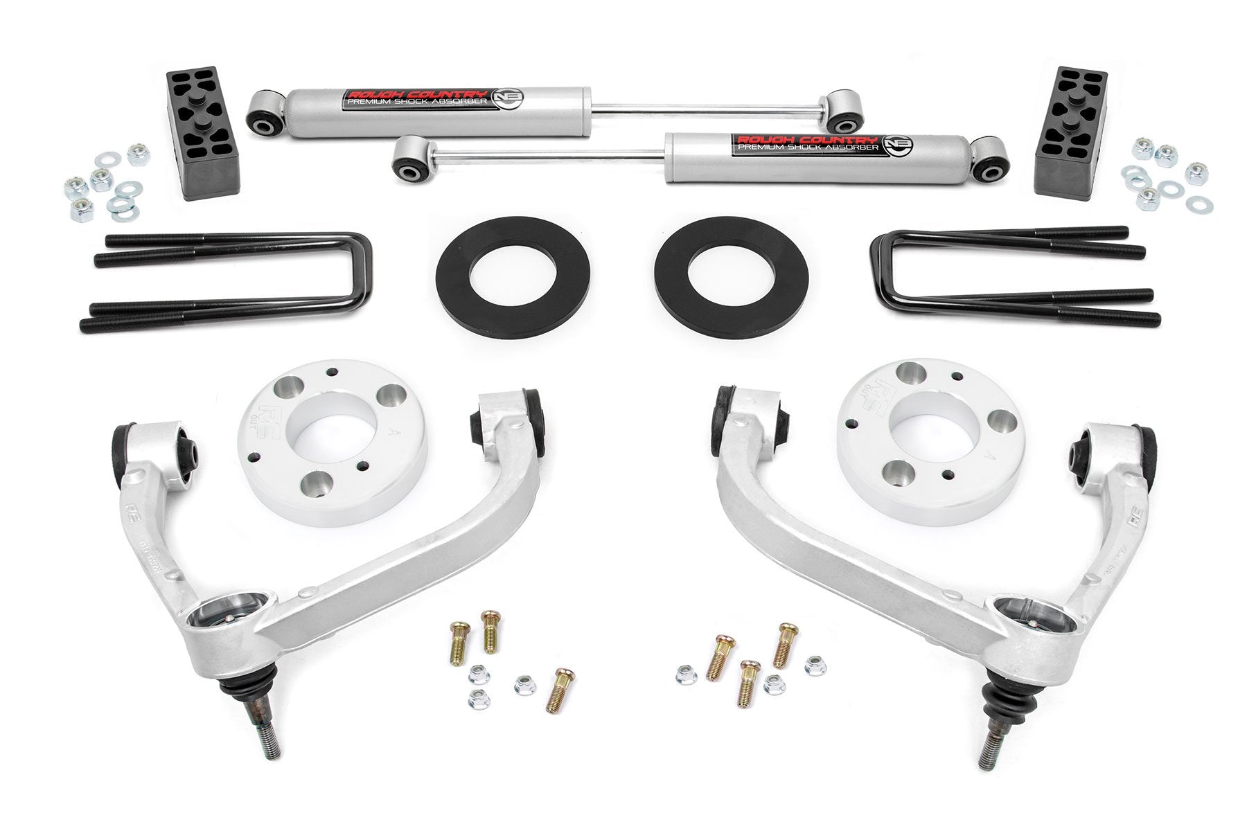 Rough Country 3in for Ford Bolt-On Lift Kit 09-13 F-150 4wd 51013