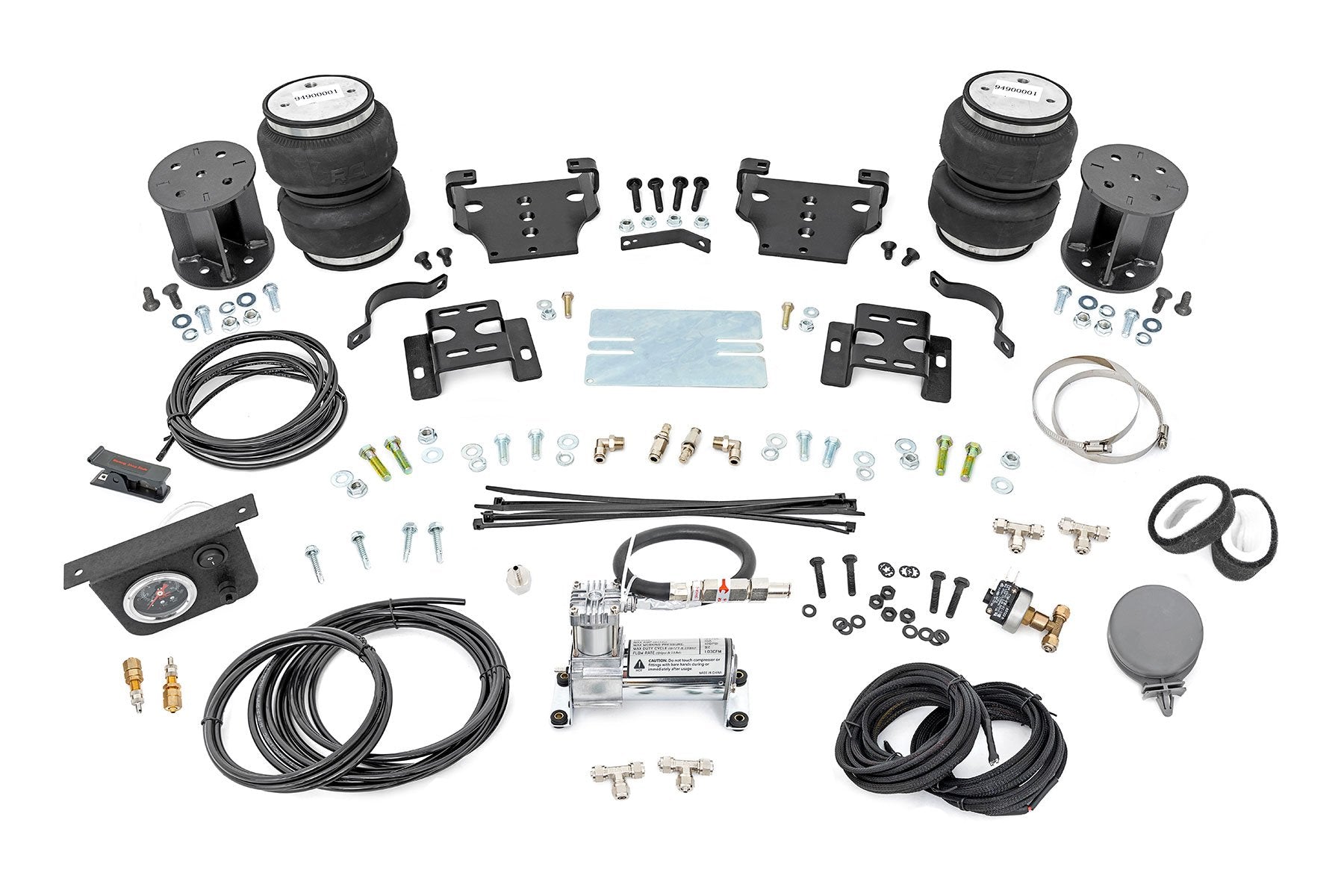 Rough Country 6 Inch Lift Kit w/compressor Air Spring Kit Chevy/GMC 2500HD 01-10 100064C