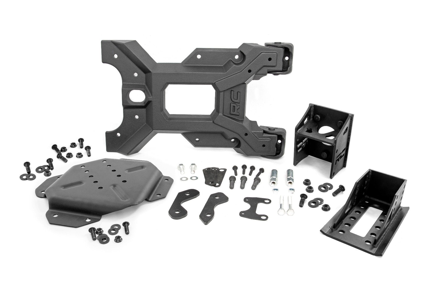 Rough Country HD Hinged Spare Tire Carrier Kit 07-18 Jeep JK Wrangler 10523