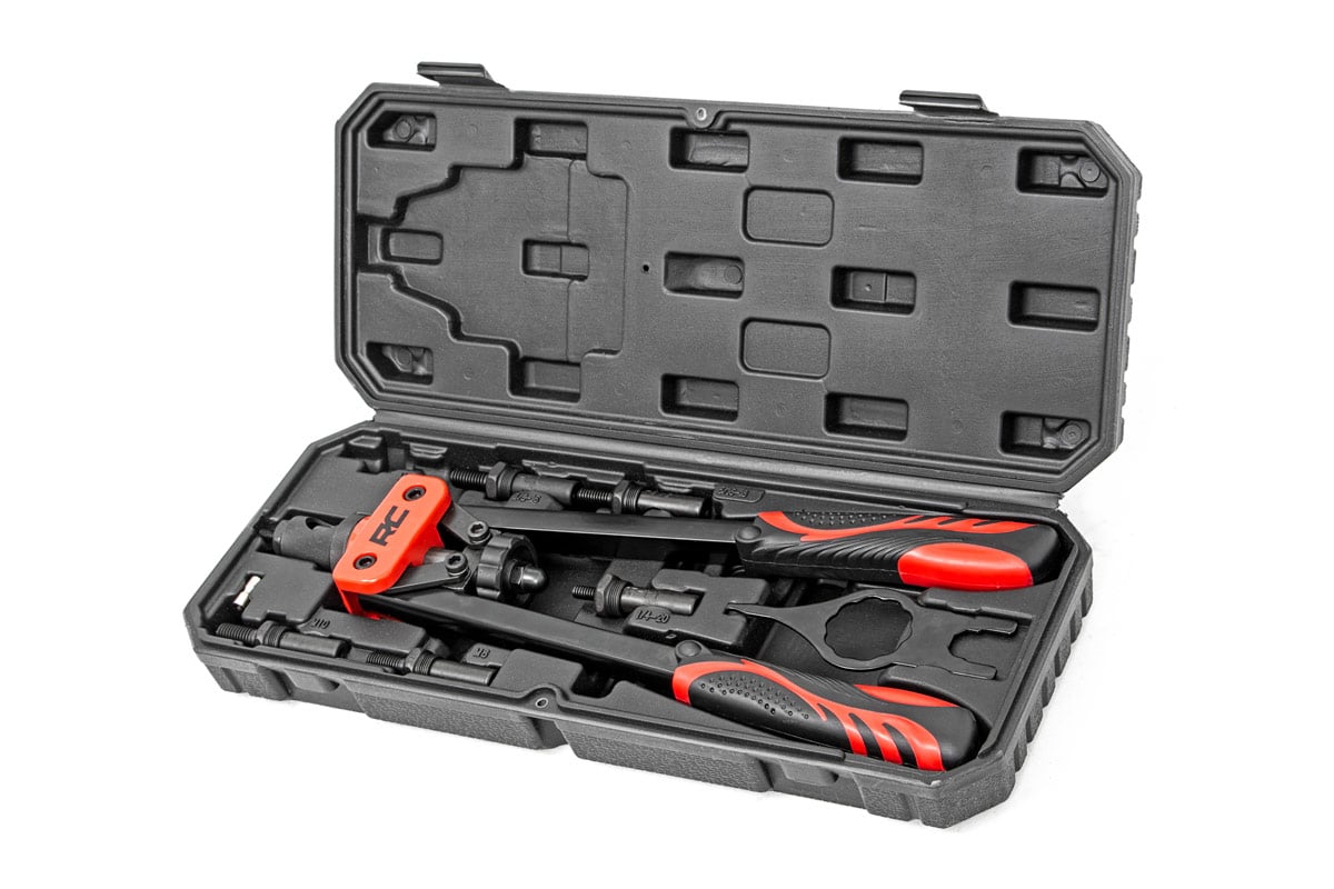 Rough Country Nutsert Tool Kit-10 Piece System w/ Quick-Change Mandrel Set 10583
