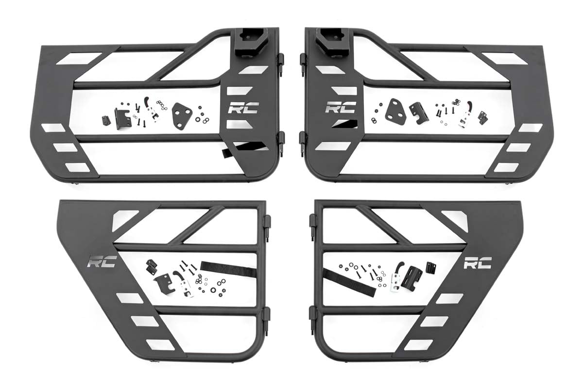 Rough Country Jeep Steel Tube Doors Front & Rear 18-23 JL/2023 Gladiator Kit 10619