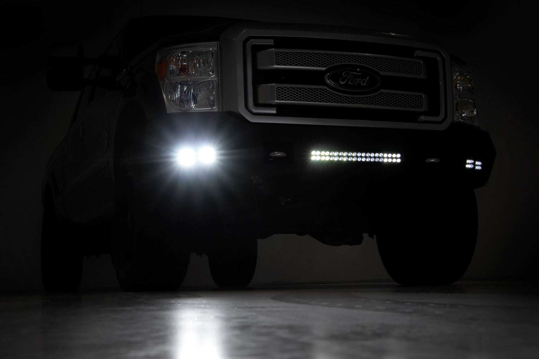 Rough Country Ford Heavy-Duty Front LED Bumper 11-16 F-250/F-350 10783