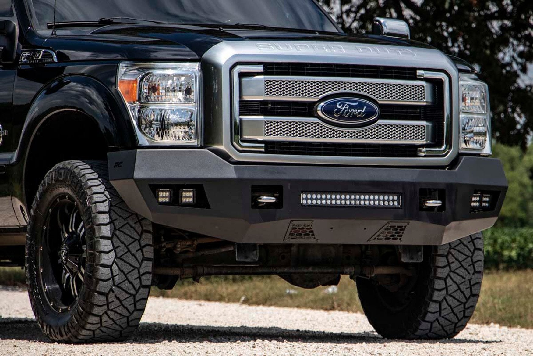 Rough Country Ford Heavy-Duty Front LED Bumper 11-16 F-250/F-350 10783