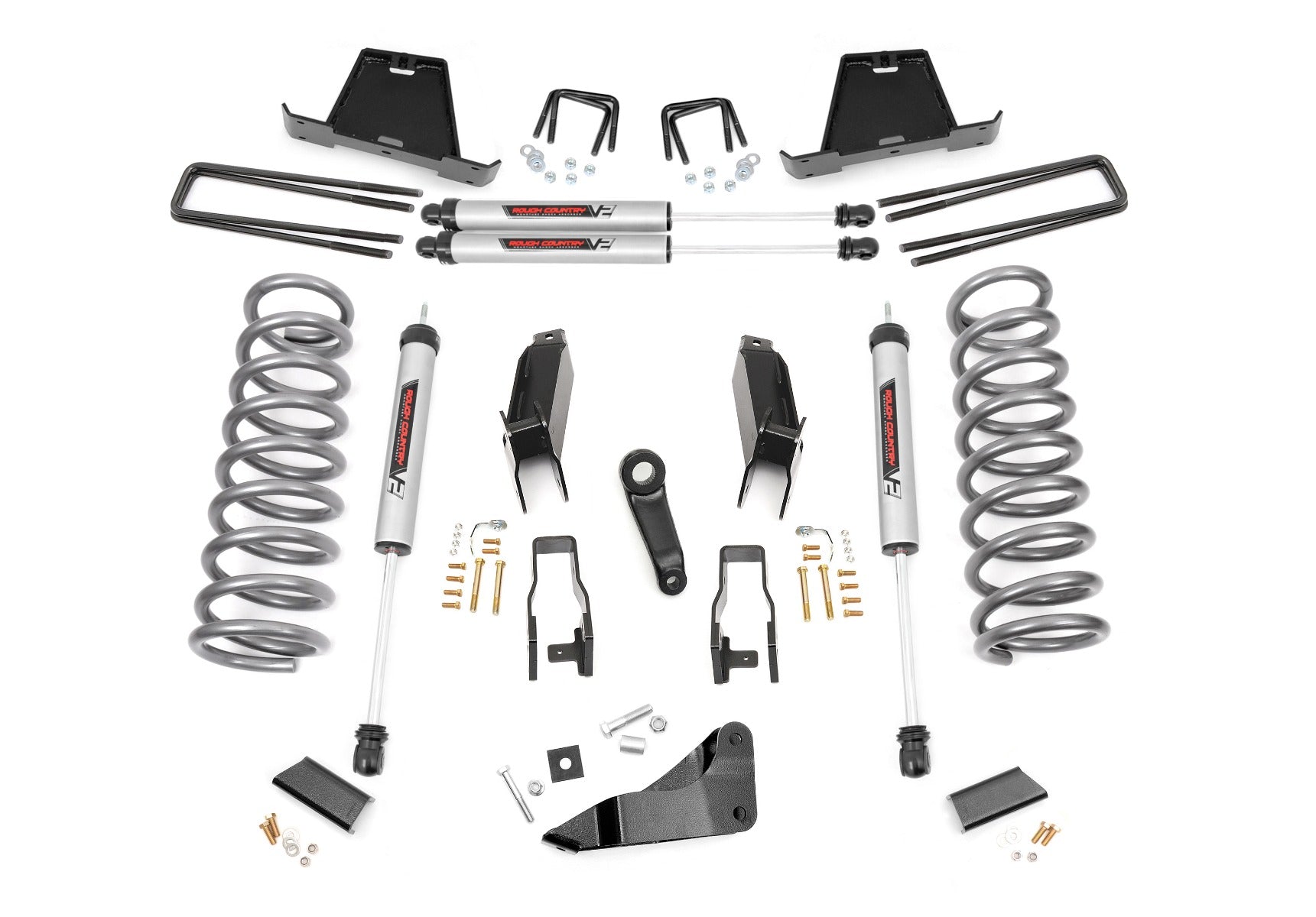 Rough Country 5" Lift Kit V2 for Ram 2500 11-13/3500 Mega Cab 11-12 4WD -1