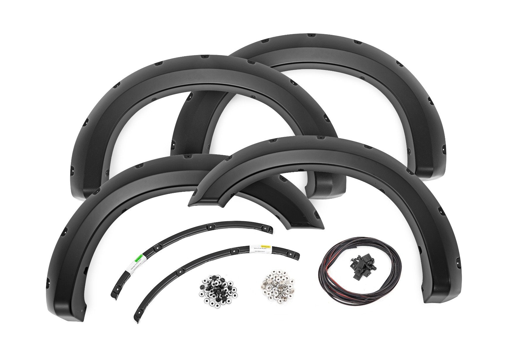 Traditional Pocket Fender Flares G1 Black Ford F250/F350 11-16 F-F21111A-G1