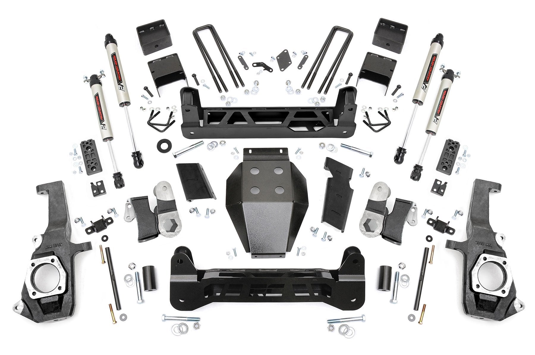 Rough Country 7.5in GM NTD Suspension Lift Kit / V2 11-19 2500HD/3500HD 25370