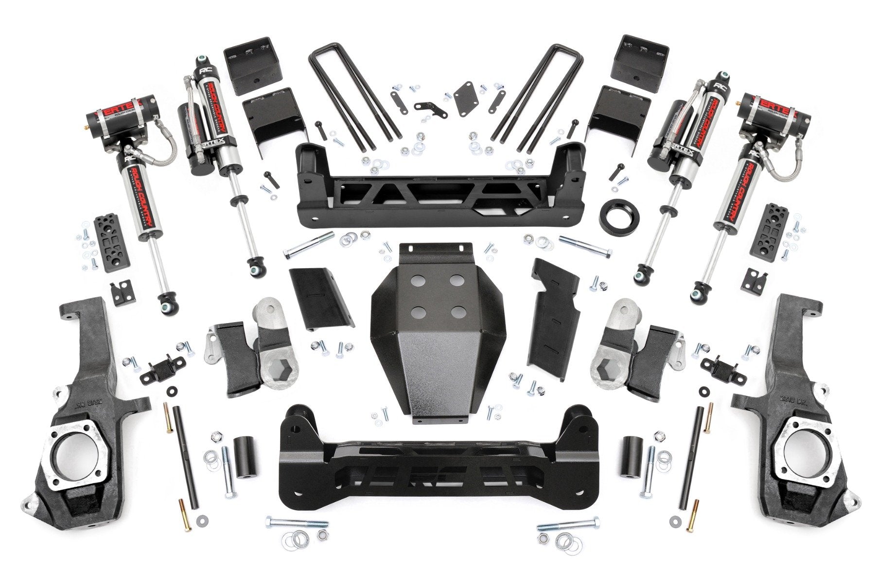 Rough Country 7.5" GM NTD Suspension Lift Kit Vertex 11-19 2500HD/3500HD