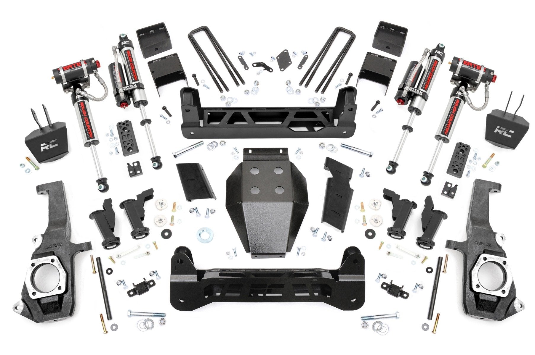 Rough Country 7.5" Lift Kit Torsion Drop Vertex Chevy/GMC 2500HD/3500HD 11-19 -1