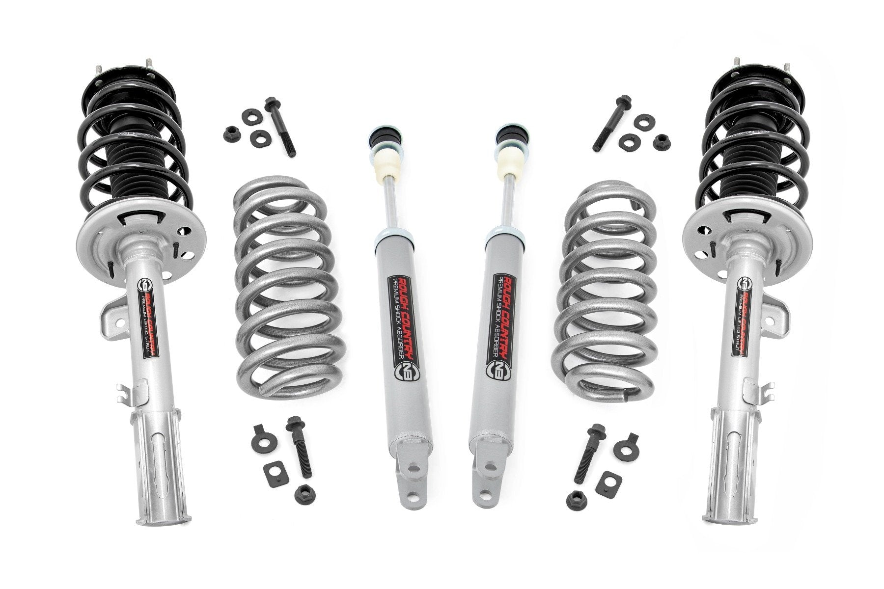 Rough Country 2" Lift Strut Kit for Ford Explorer 4WD 2011-2019 400031
