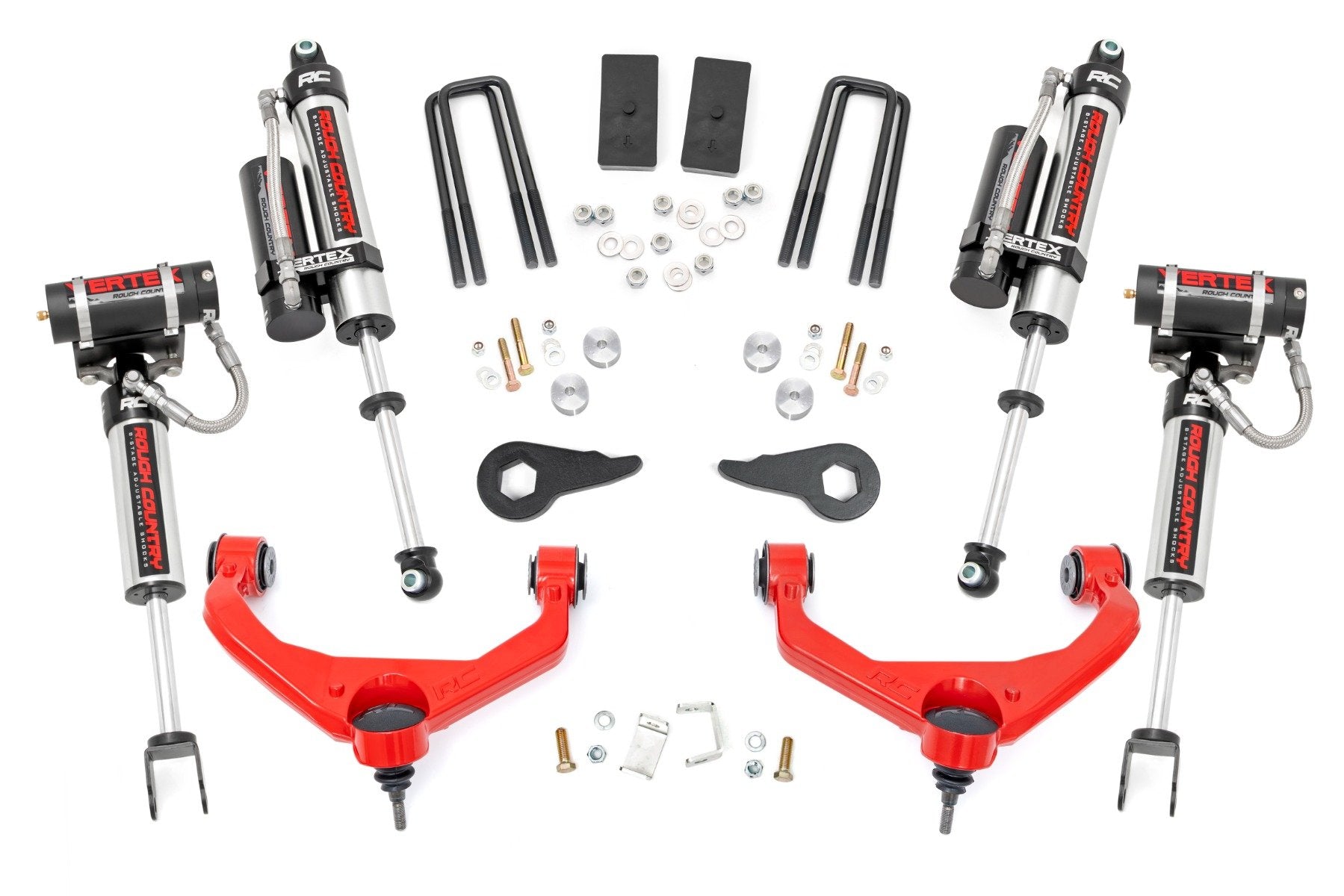 Rough Country 3.5" Lift Kit Vertex Chevy/GMC 2500HD/3500HD 11-19 95950RED