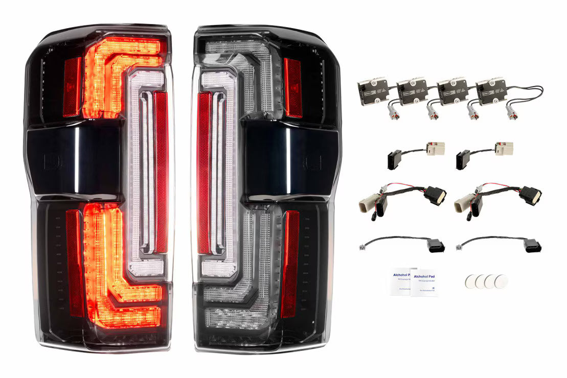 Ford Super Duty (2023+) XB LED Tail Lights (Smoked)