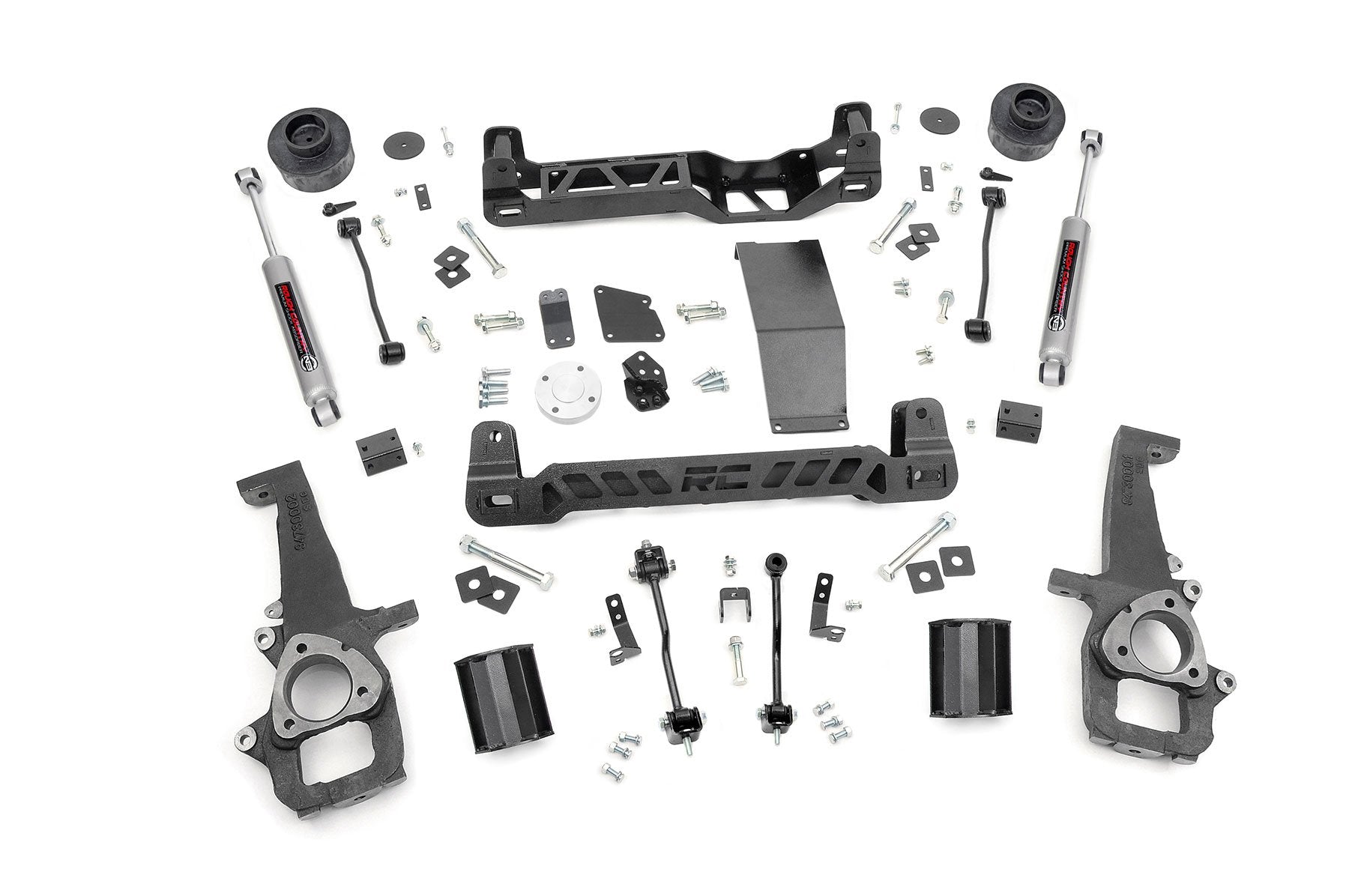 Rough Country 4in Dodge Suspension Lift Kit 12-18 for RAM 1500 4wd 33331